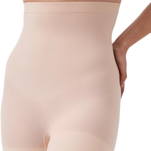 NWT SPANX Shapewear Tummy Control High-Waisted Power Short Soft Nude 1X - Picture 3 of 3